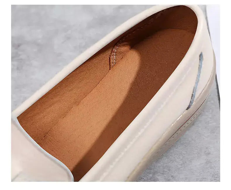 Mocassim Feminino Ortopédico de Couro
