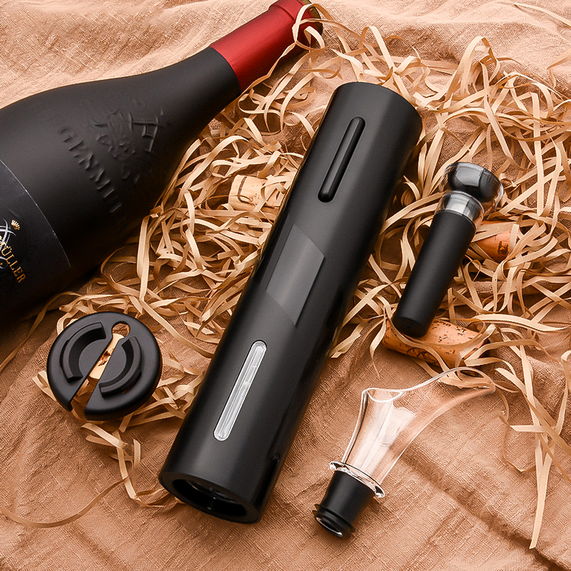 Abridor de Vinho Elétrico + 3 Brindes